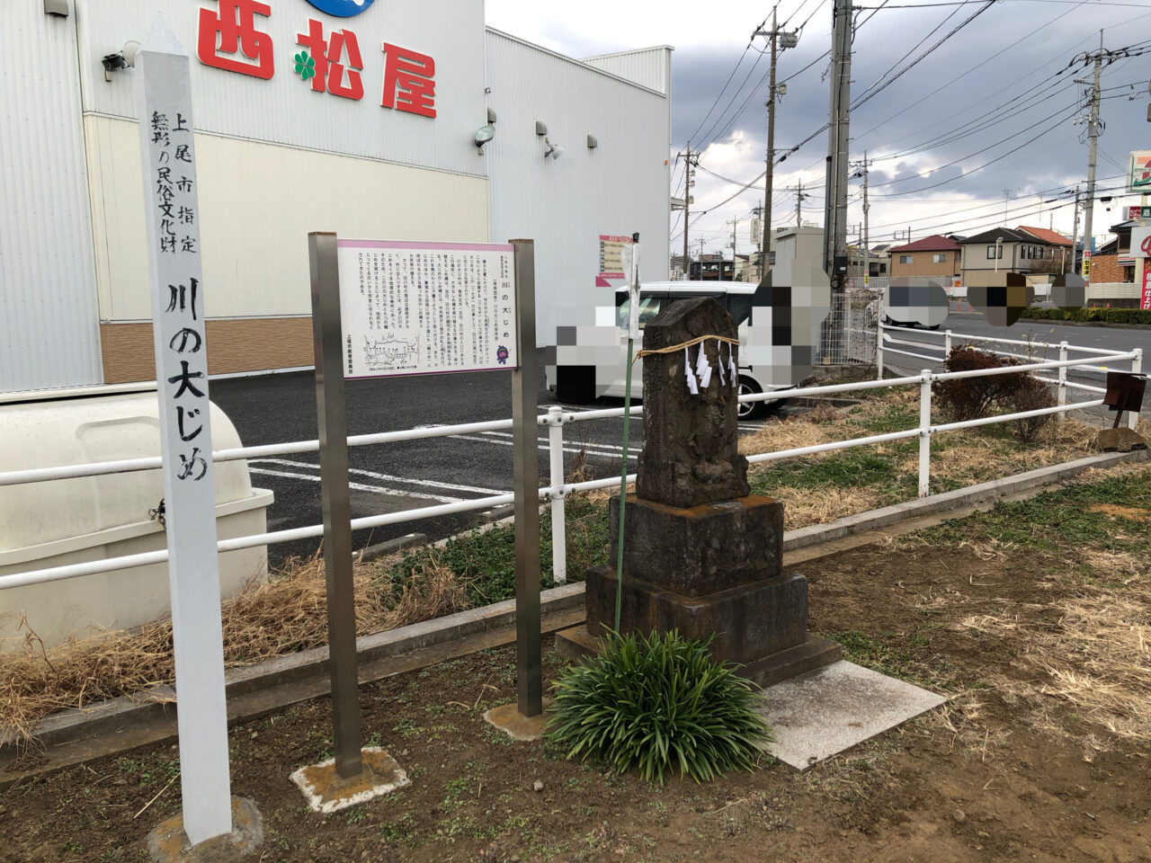 上尾市川の大じめ